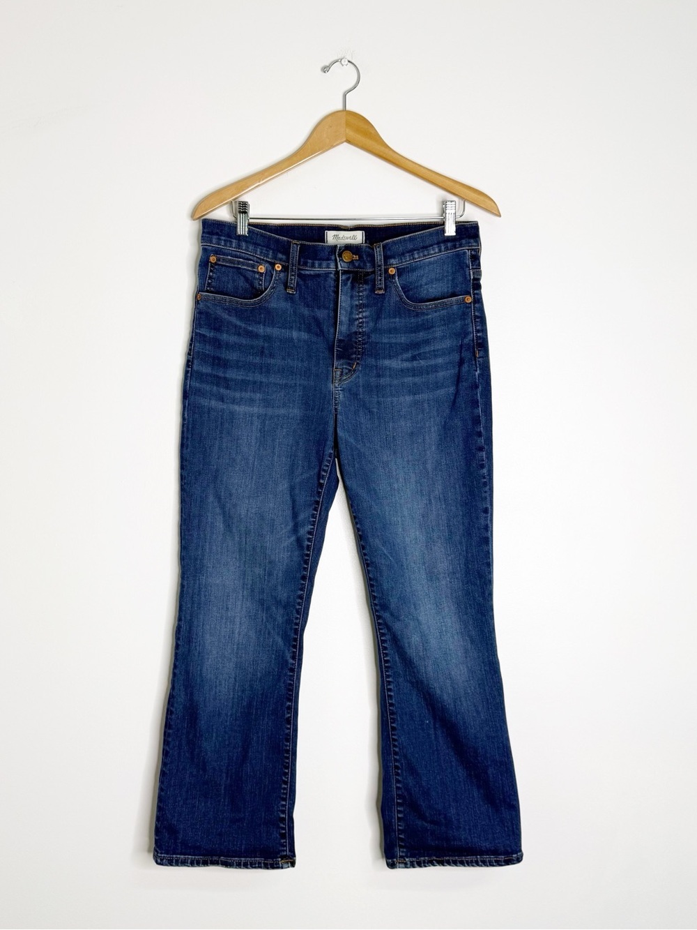 Madewell Cali Demi Boot Jeans Size 30 Medium Wash Mid Rise Bootcut Denim